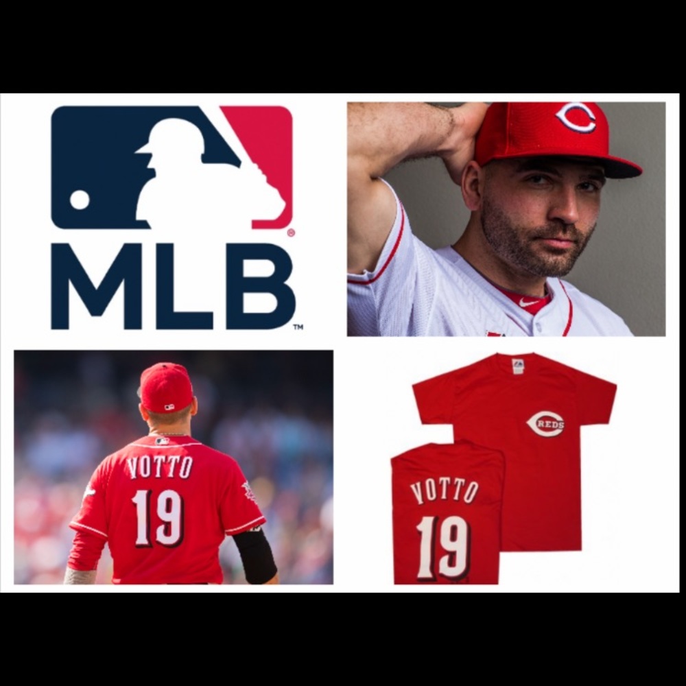 🆕⚾️ Cincinnati Reds Joey Votto Jersey Tee ⚾️🆕